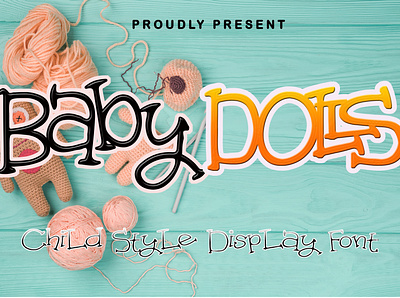 Baby Dolls branding cute design font graphic design handwritten illustration kids letters logo ui