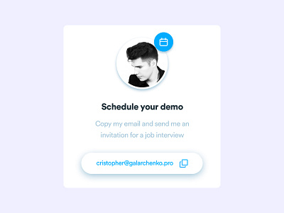 Schedule your demo app copy demo experience interface modal product ui ux