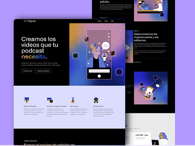 Clipod.co web design