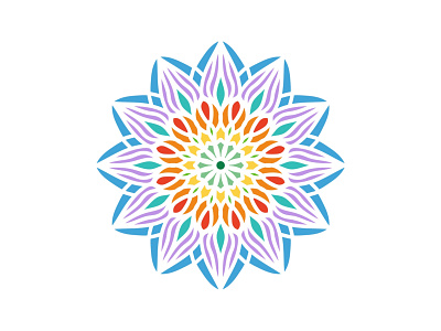 Mandala Ornament Full Color color decorative design floral floral mandala graphic design mandala ornament pattern vector