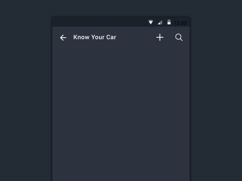 Carbuddy - Search Test 01 animation concept design gif interaction material test ui ux
