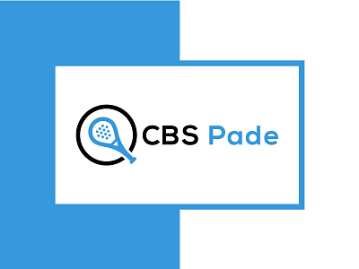 cbs pade 2d design icon lettering logo logotype minimal modern monogram typography