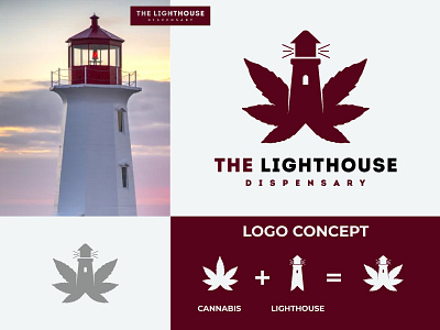 the light house 2d creative design flat geometric handmade icon lettering lineart logo minimal monogram typography