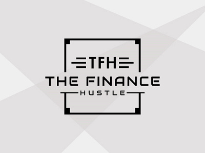 the finance hustle 2d design graphic design icon illustration lettering logo minimal modern typography