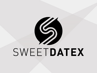 sweet datex 2d design icon illustration lettering logo minimal modern monogram typography