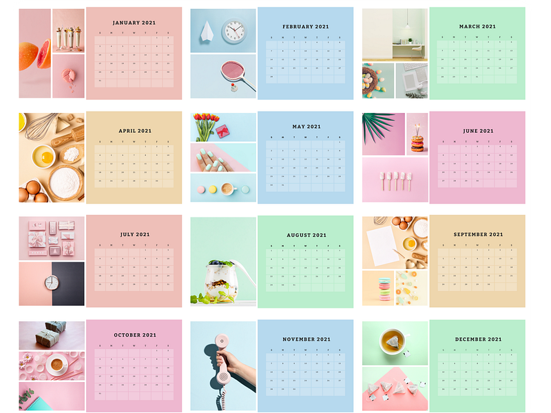 Best Calendar Design Templates designs, themes, templates and