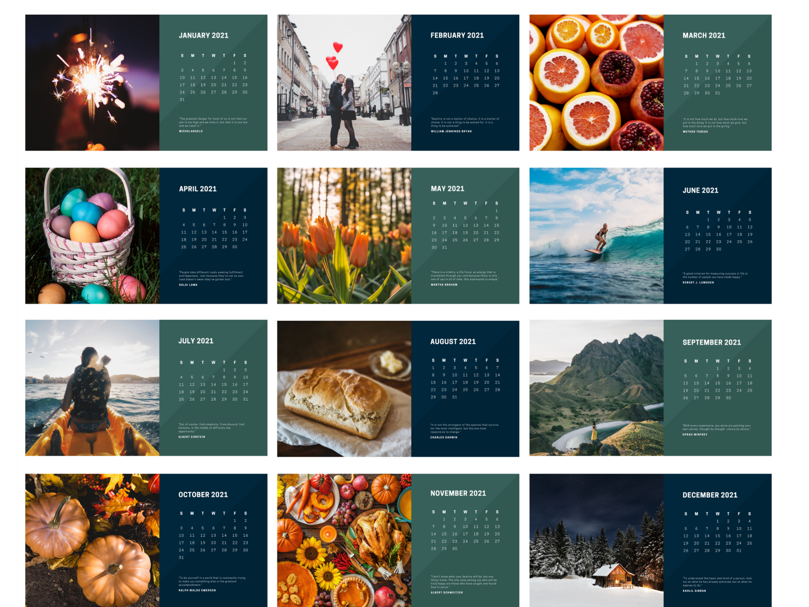 The Concept of Calendar Design by Md. Al Mamun Rifat on Dribbble