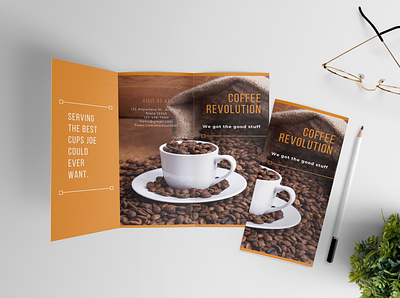 Coffee Revolution Brochure brochure design for coffee shop cafe brochure design cafe brochure vector coffee brochure coffee brochure design coffee shop brochure example coffee shop brochure menu coffee shop brochure template