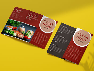 Concept Design Of Food Brochure