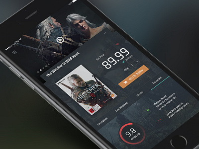 Games Retailer Mobile Concept