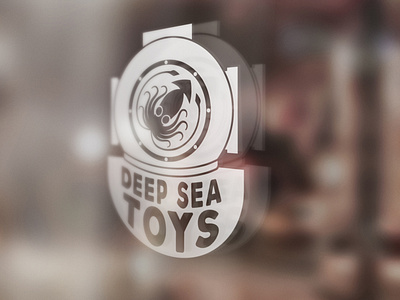 Deep Sea Toys Window Mockup