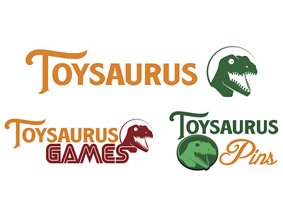 Toysaurus Divisions and Alternate Logos
