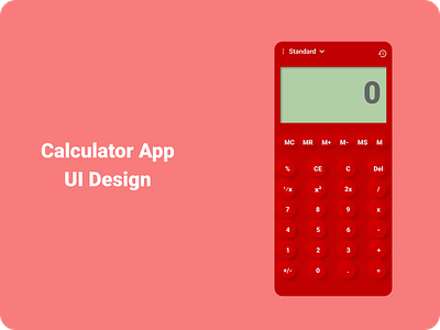 Calculator App UI Design