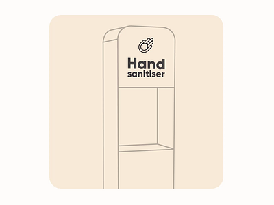 Handbox 2021 animation custamize handbox illustrator logo loop motiongraphics pandemic sanitasor