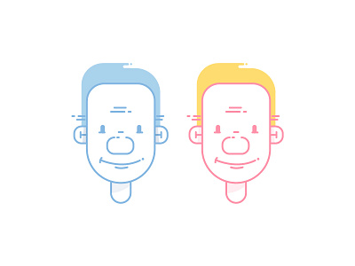 Avatars avatars boy color detail guy line man men outline smile template vector