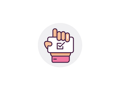 Checklist agenda check checlist done hand lines outline outline icon vector