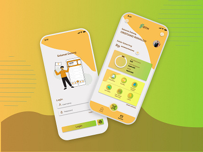 Bank Toyib Mobile app branding design ui ux