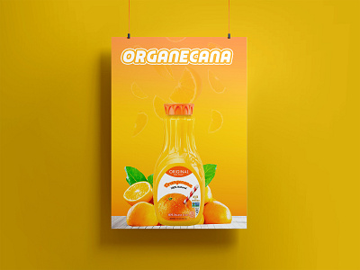 Orangecana Poster 3d animation brand branding design graphic design illustration logo motion graphics poster productposter ui vector