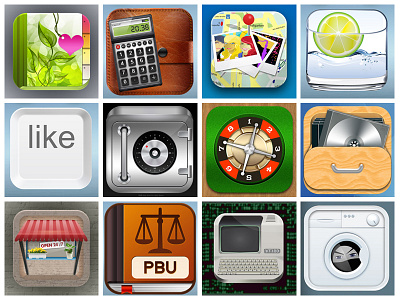 iOs mobile app icons