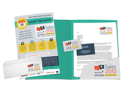 Sales 2015 - conference branding a4 brand branding flyer logo print