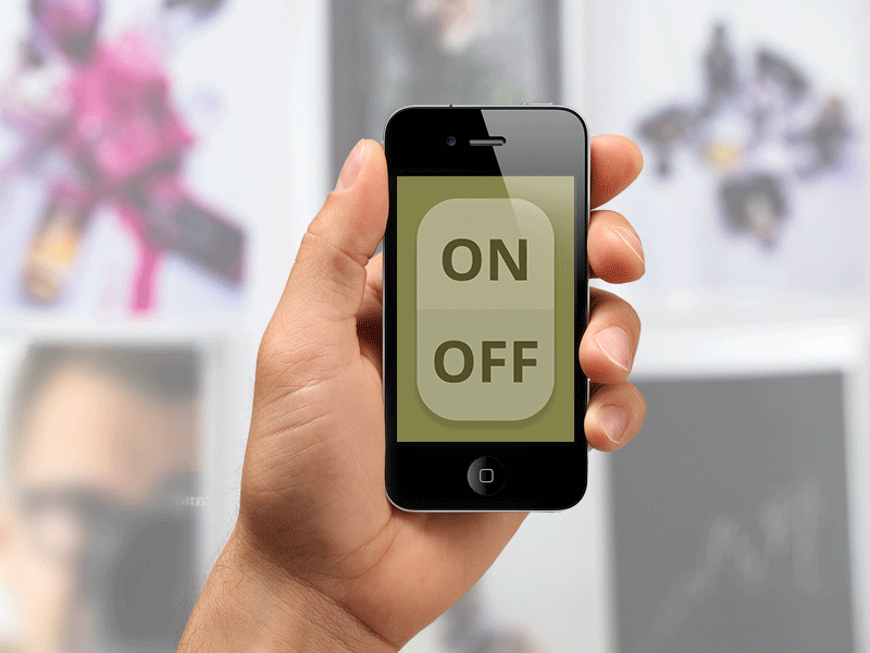 #Dailyui #015 ON / OFF Switch