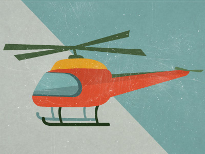 Chopper art chopper helicopter illustration sky