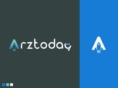 arztoday logo branding design graphic design logo