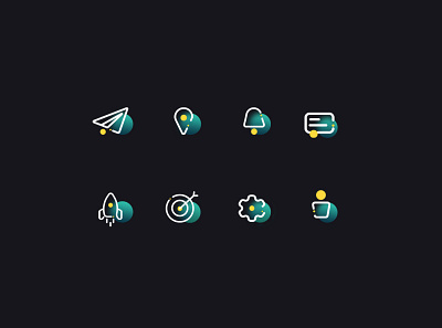 Icon set design graphic design icon icon design icon set ui ux