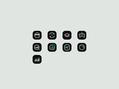 Finance icon set