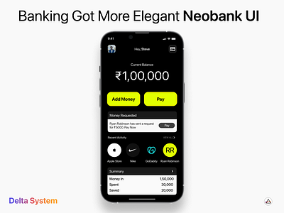 Neobank UI Concept