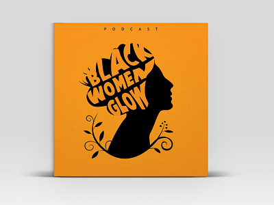 BLACK WOMEN GLOW, cover art cartoon portrait