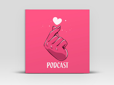 LOVE, podcast cover design