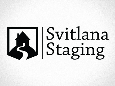 Svitlana Staging Identity hidden house logo logotype mark pathway s