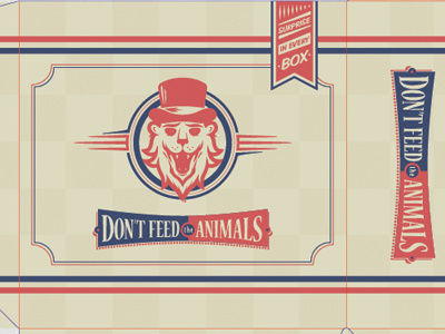 DFTA Box Die Cut animals box clothing cut dfta die dont feed the