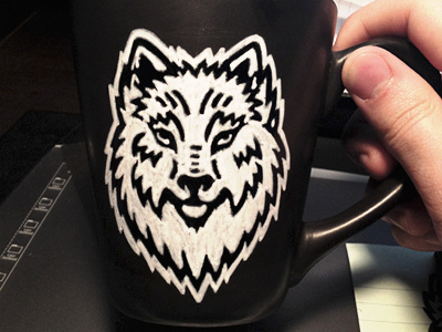 Wolf Head Mug