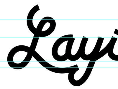 Type WIP cursive ligatures type typography wip