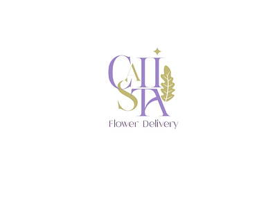 CALISTA Flower delivery branding clean logo design graphic design illustration logo logo design logomark logotype simple logo