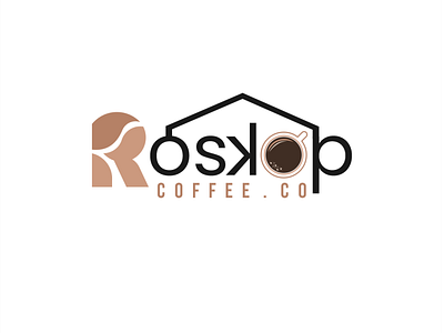 Roskop Coffee.co branding designer double meaning logo graphic design illustration logo logo design logo inspiration logotype vector