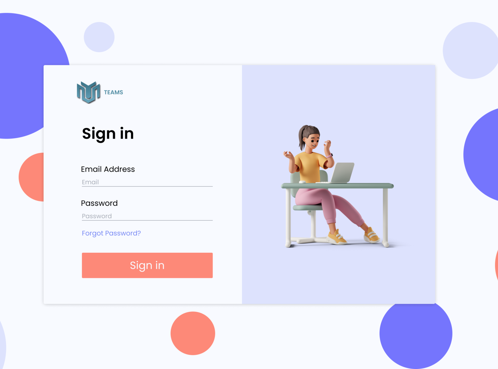 Login form ui by Danica Cabullo on Dribbble