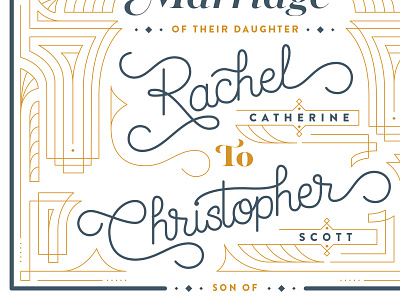 Rachel + Chris WIP cont'd