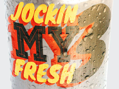 JOCKIN' MY FRESH design event fresh poster typography