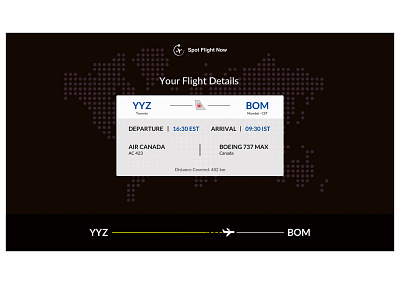 Spot Flight flight flight search flightracker uidesign webdesign