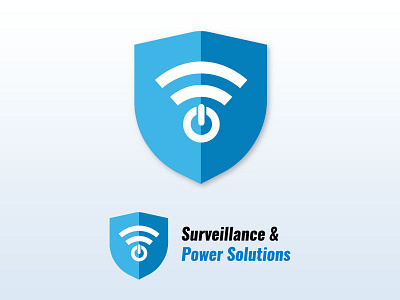 Surviellance & Power Solutions - Logo automation branding home logo