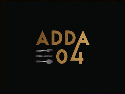Adda-04 food lebanese logo restaurant type typography