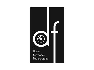 DF Photographix Logo blackandwhitelogo graphics logo photographer photography videoediting watermark