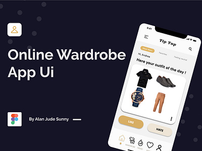 Online Wardrobe Mobile app