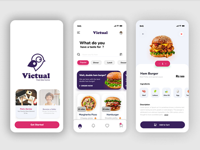 Ui Design of Victual App