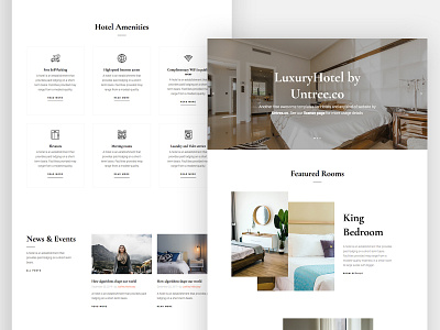 LuxuryHotel Free HTML CSS Website Template by Untree.co