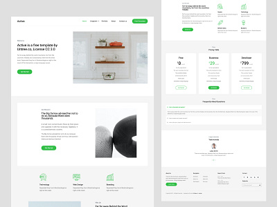 Active Free Bootstrap Template