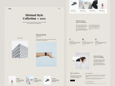 Style - A Free Minimal Bootstrap Website Template